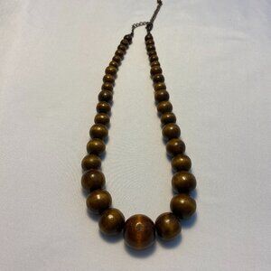 Wooden Bead Necklace